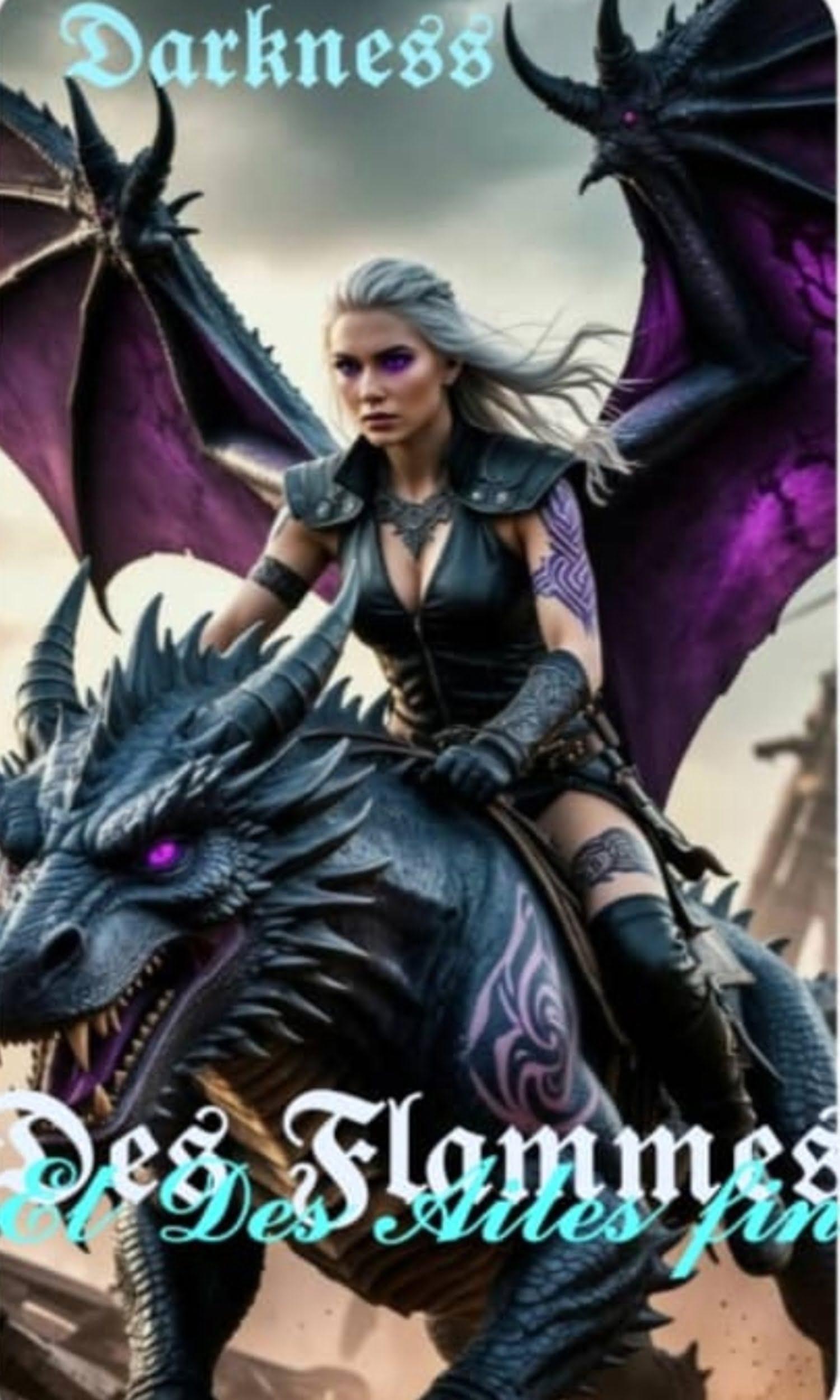 Couverture de Des flammes et des ailes fin