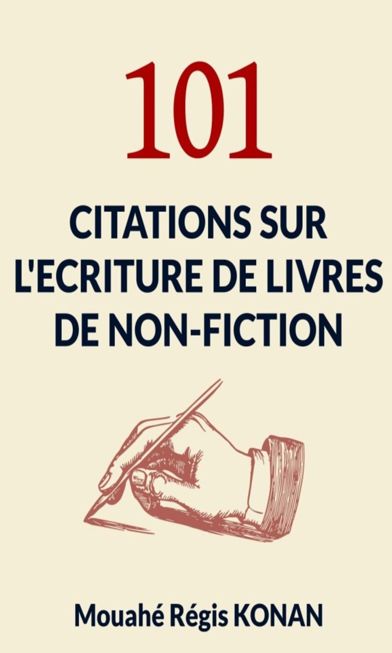 Couverture de 101 citations sur l'écriture de livres de non-fiction