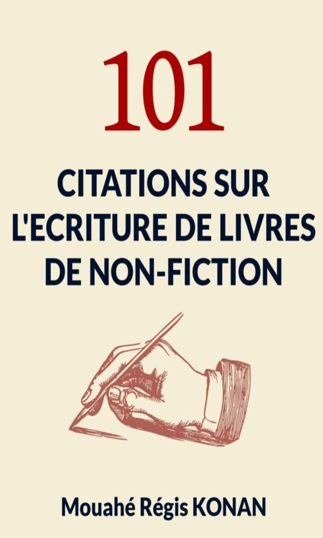 Couverture de 101 citations sur l'écriture de livres de non-fiction
