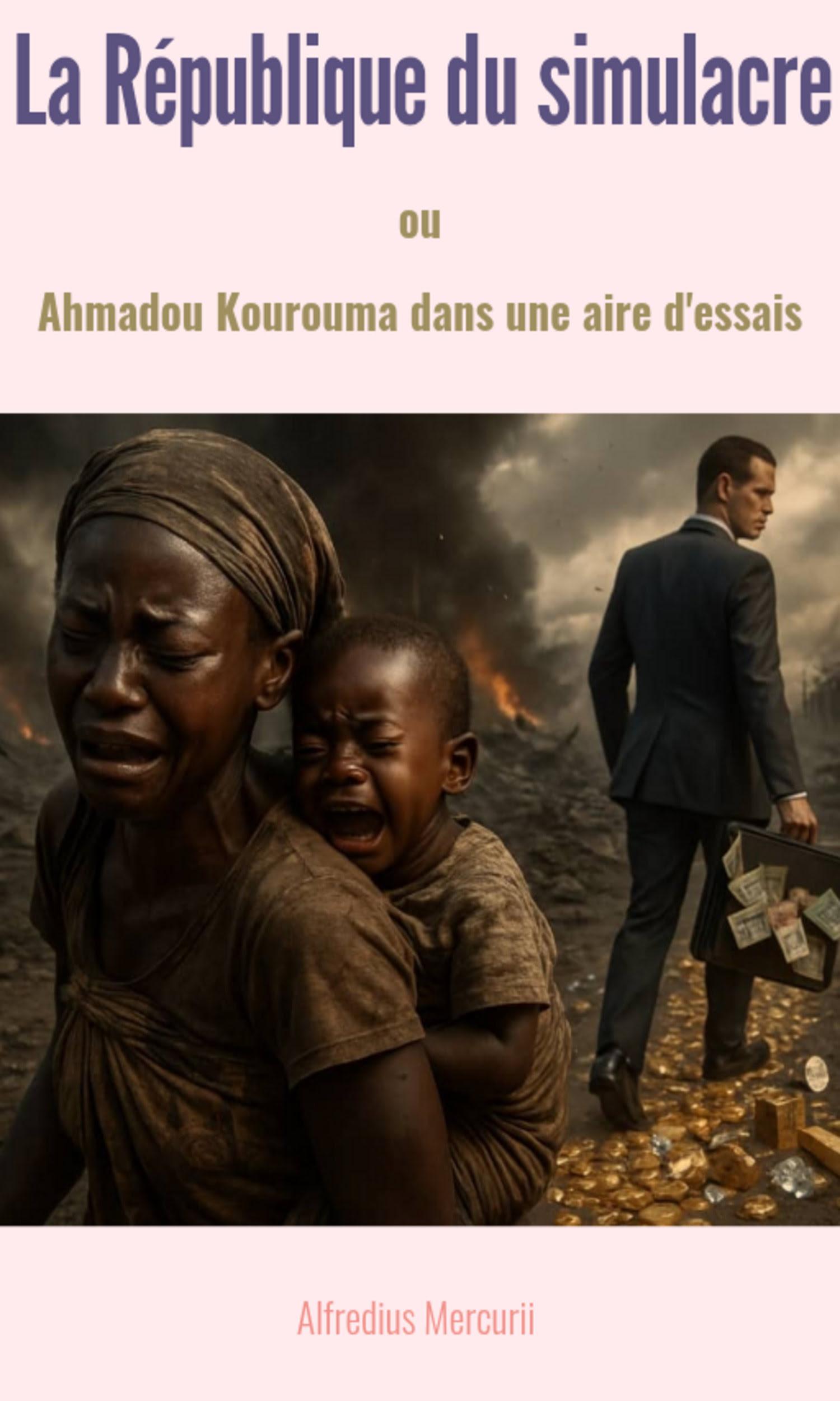 Couverture de La République du simulacre ou Ahmadou Kourouma dans une aire d'essais
