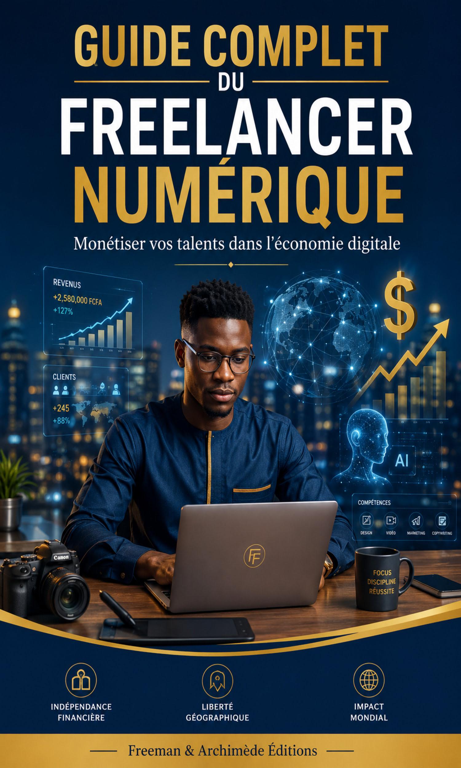 Couverture de "De Freelancer à Entrepreneur : Le Guide Complet pour Gagner en Ligne"