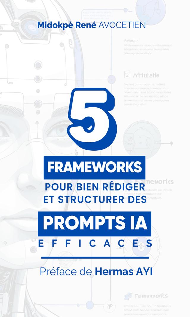 Couverture de 5 frameworks pour bien rédiger et structurer des prompts IA efficaces