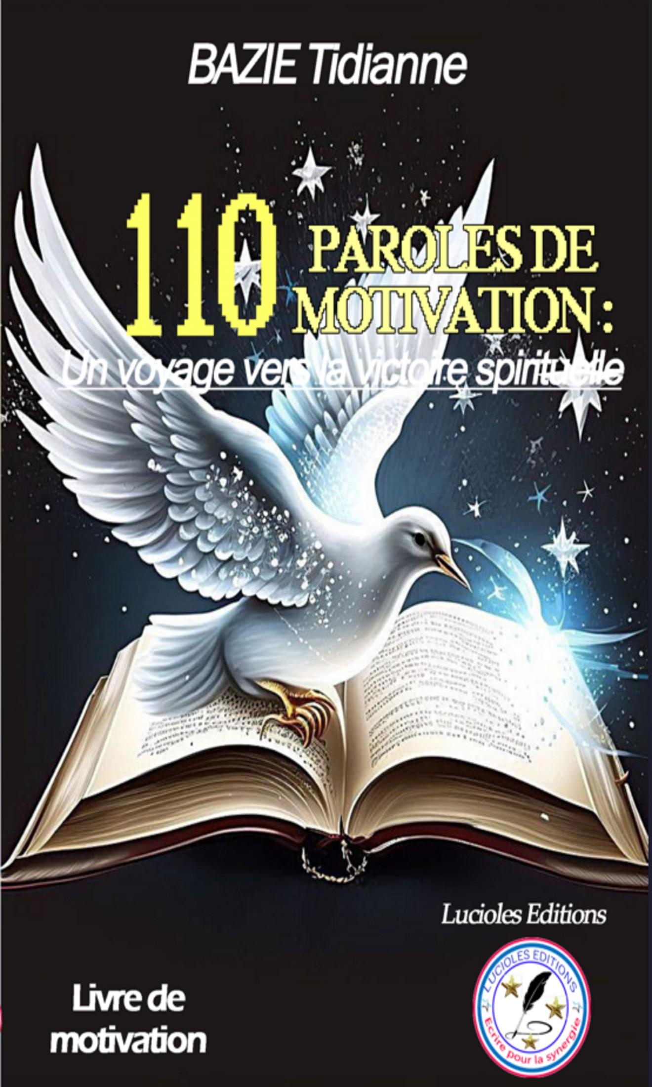 Couverture de 110 paroles de motivation : un voyage vers la victoire spirituelle