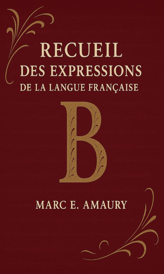 Couverture de Recueil des expressions de la langue française (B)