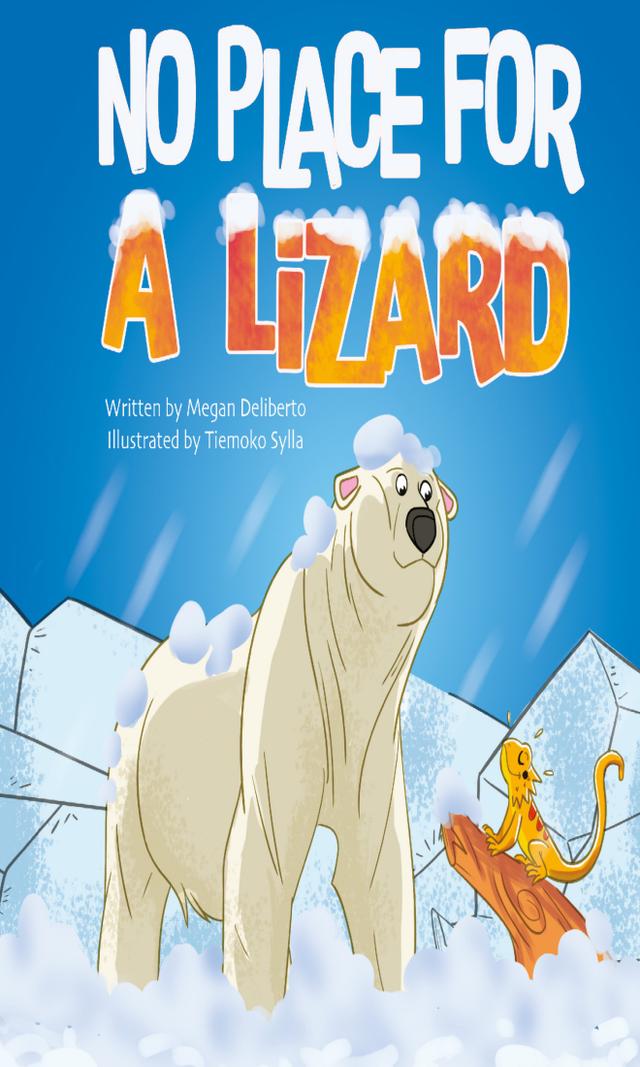Couverture de NO PLACE FOR A LIZARD