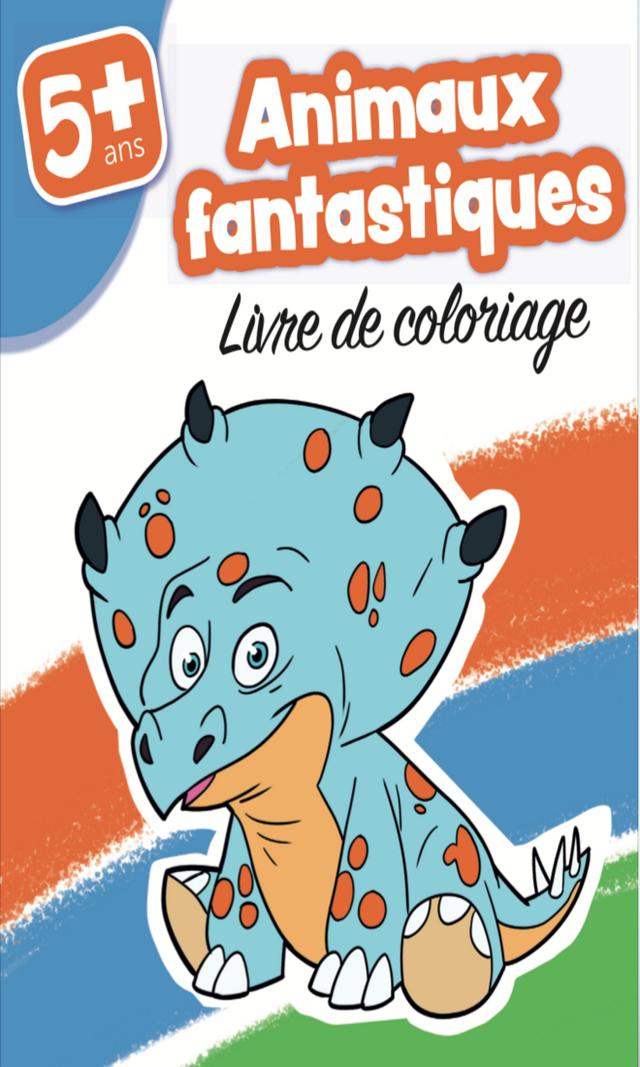 Couverture de DINOSAURS Coloring pages