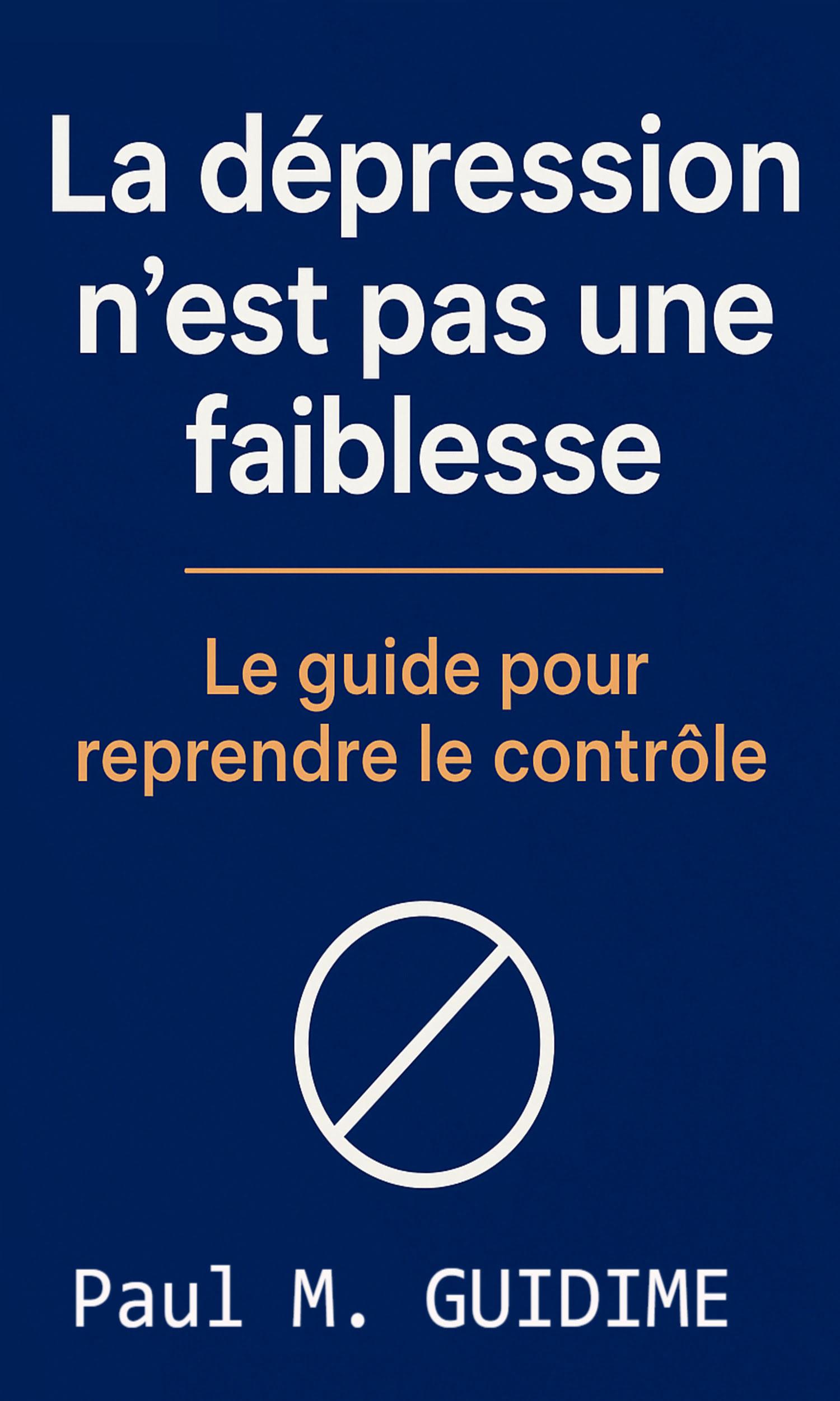 Couverture de La dépression n'est pas une faiblesse : Le guide pour reprendre le contrôle 