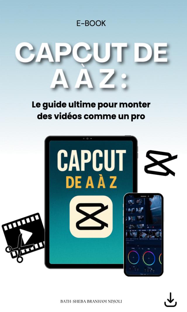 Couverture de E-Book : Capcut de A à Z 