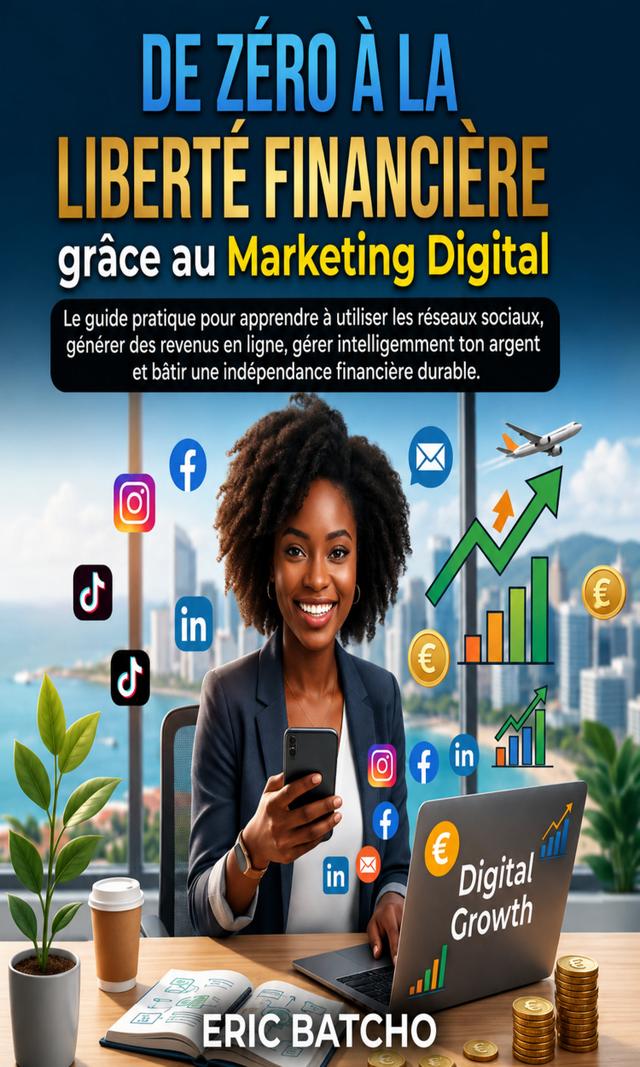Couverture de De Zéro à la Liberté Financière grâce au Marketing Digital