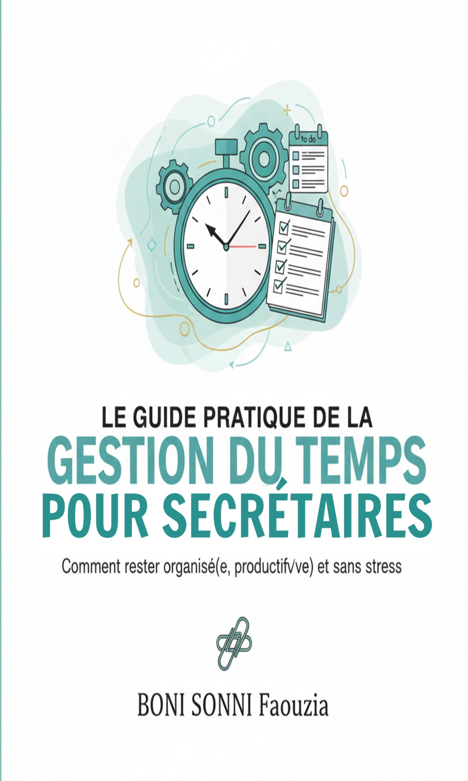 Couverture de Le guide pratique de la gestion du temps pour secrétaires : comment rester organisé(e), productif(ve) et sans stress