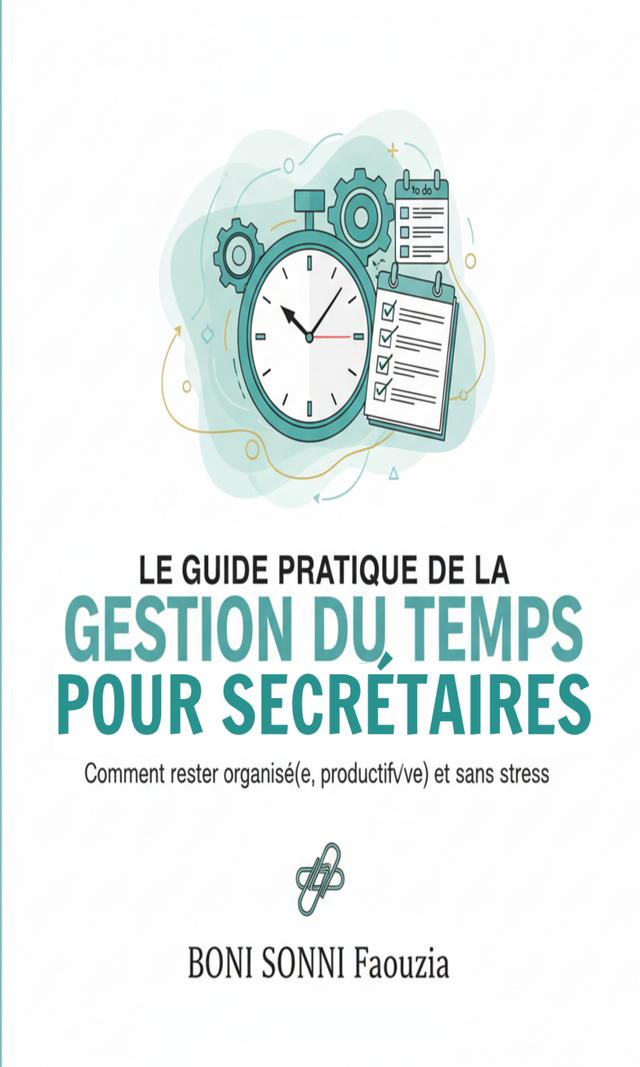 Couverture de Le guide pratique de la gestion du temps pour secrétaires : comment rester organisé(e), productif(ve) et sans stress