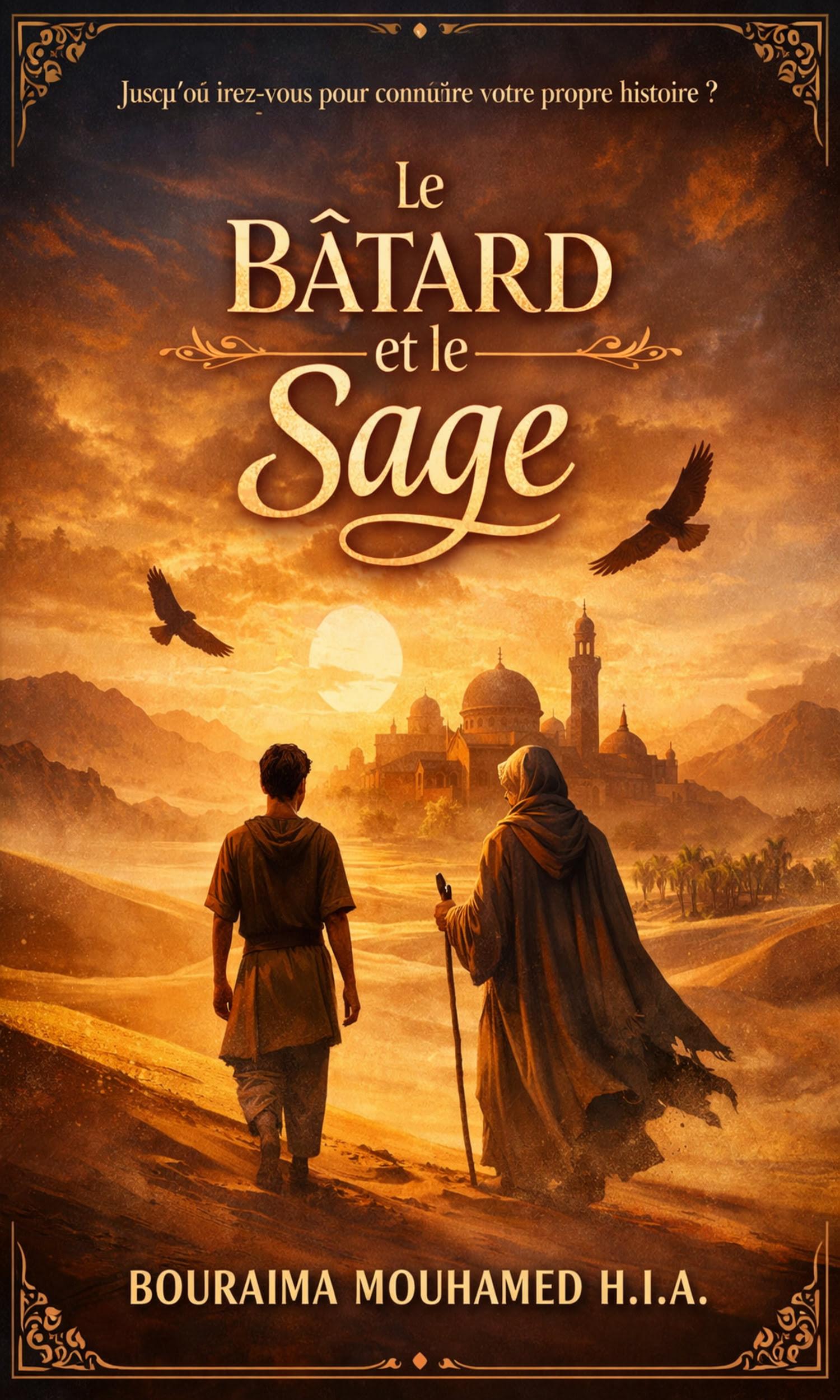 Couverture de Le bâtard et le Sage 