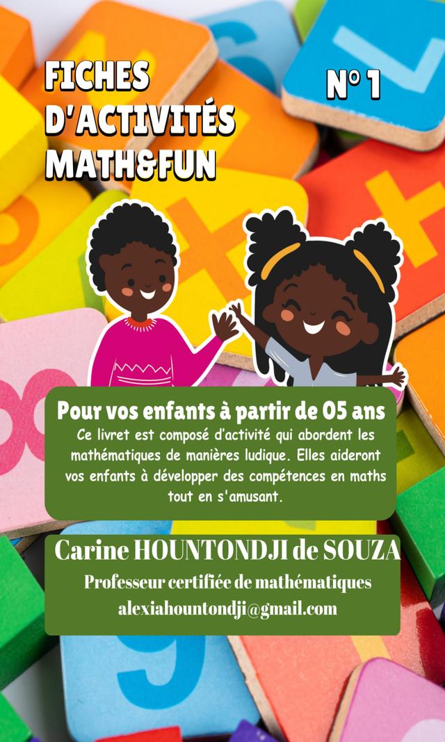 Couverture de ACTIVITES MATHS ET FUN TOME 1 Juin