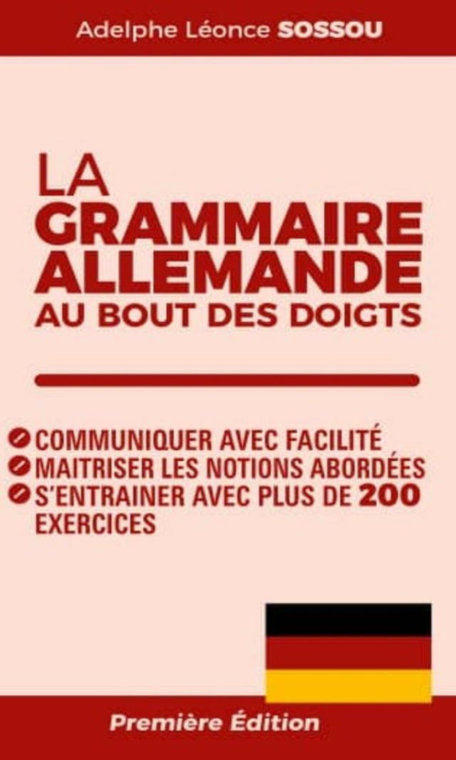 Couverture de La grammaire allemande au bout des doigts