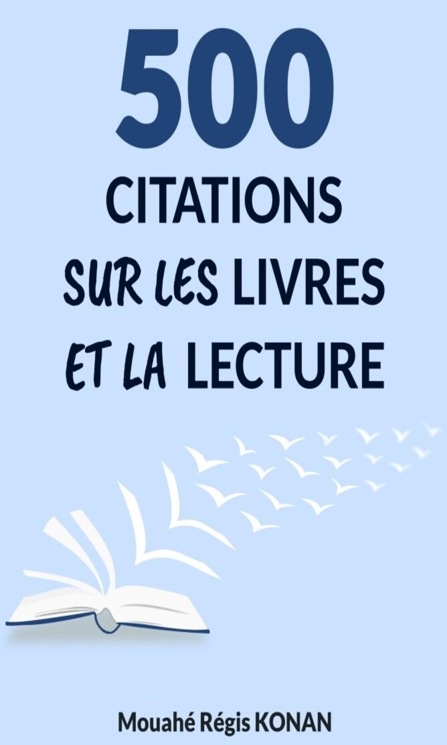 Couverture de 500 citations sur les livres et la lecture