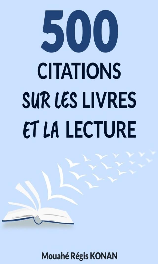 Couverture de 500 citations sur les livres et la lecture