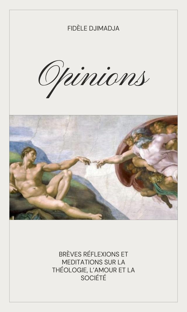 Couverture de Opinions