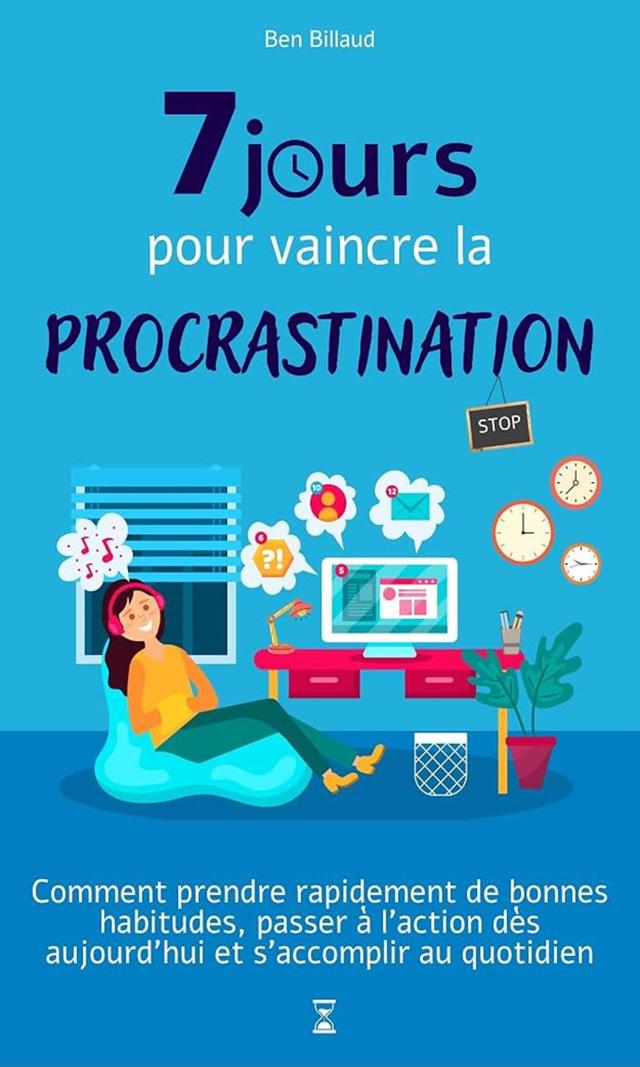 Couverture de 7 jours pour vaincre la procrastination