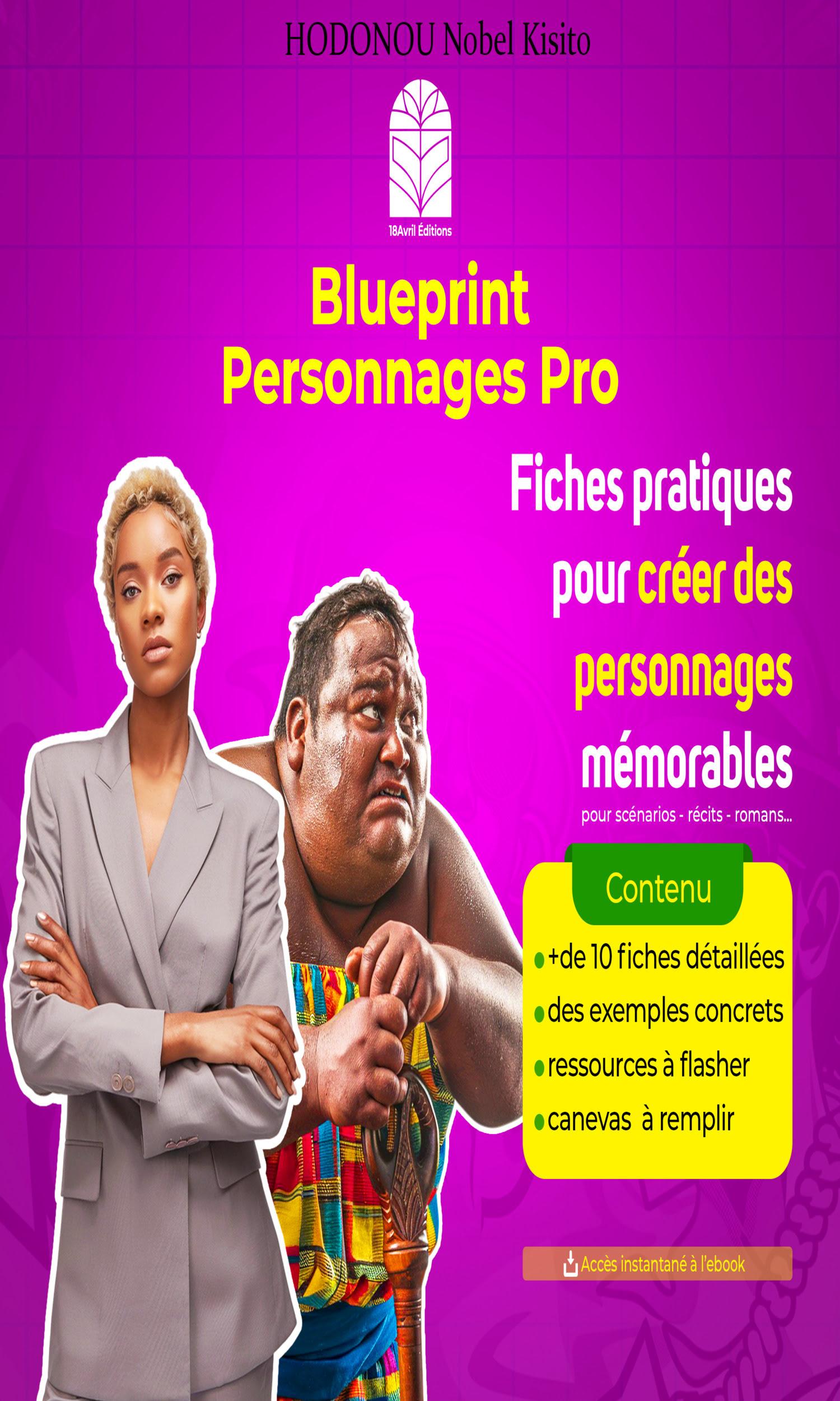 Couverture de Fiches pratiques pour construire des personnages mémorables