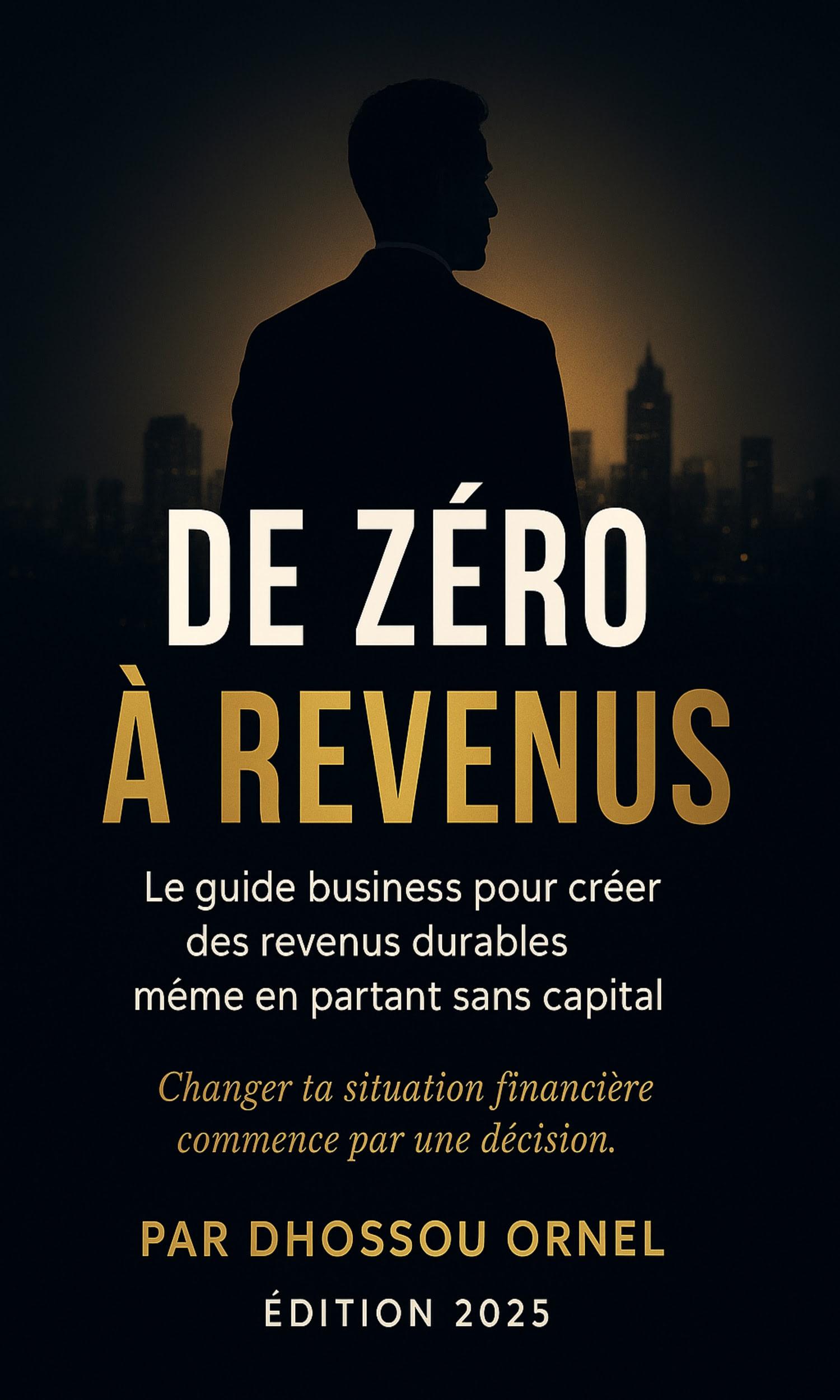 Couverture de De zéro à revenus ( Le guide business pour crée des revenus durable)