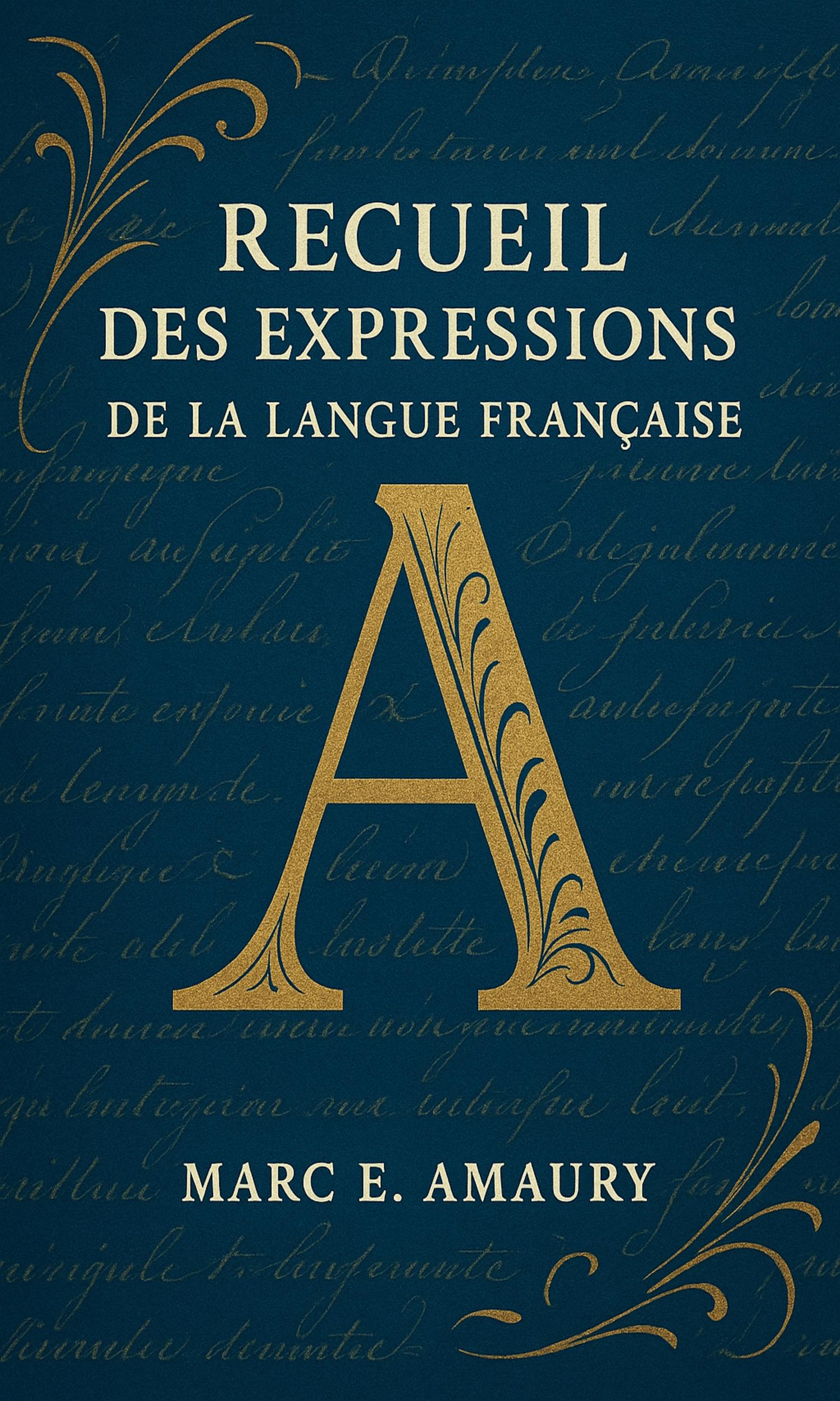 Couverture de Recueil des expressions de la langue française (A)