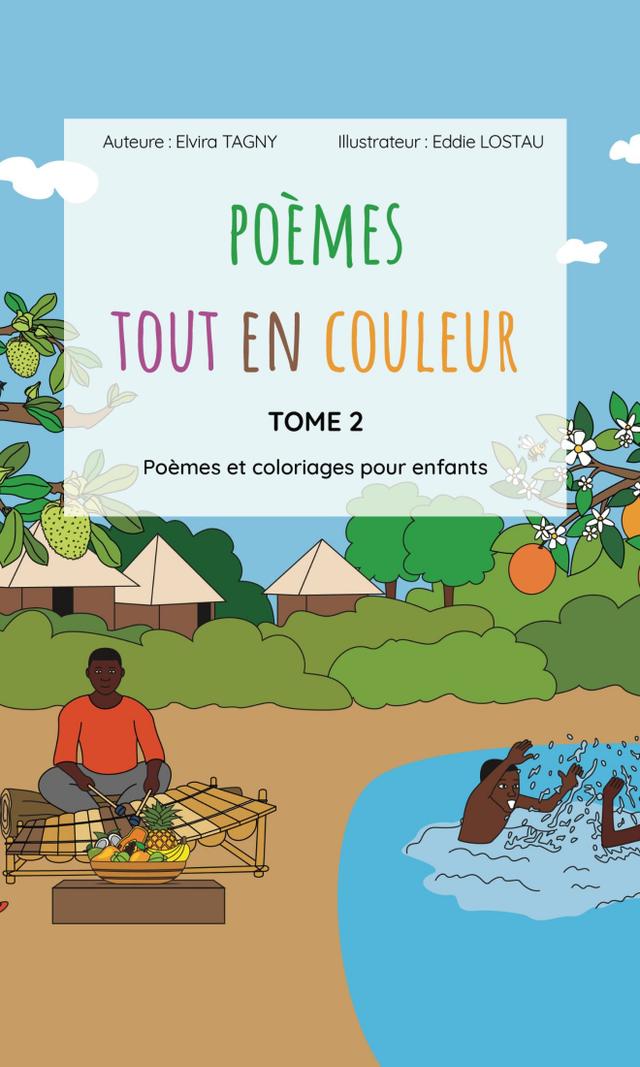 Couverture de Poèmes tout en couleur - Tome 2